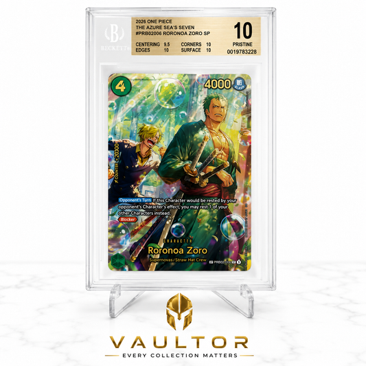 2026 One Piece Roronoa Zoro SP – The Azure Sea’s Seven – BGS 10 Pristine